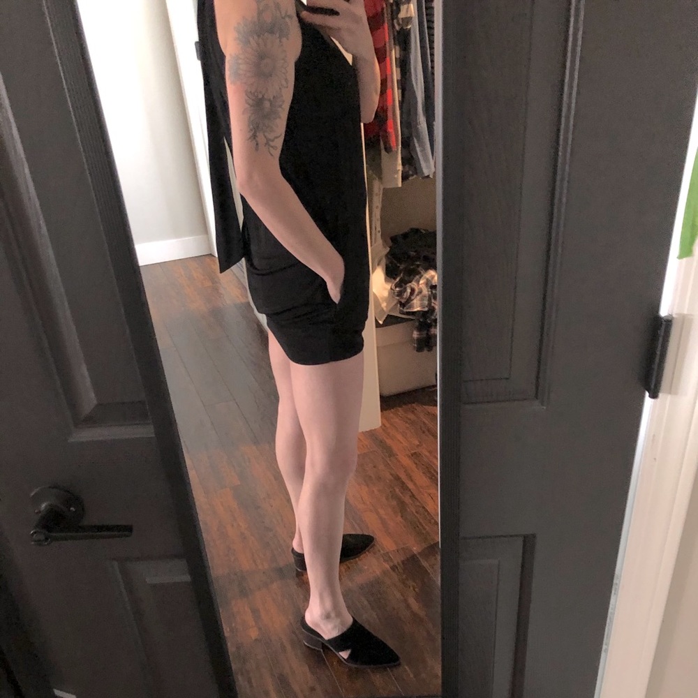 Black bubble dress